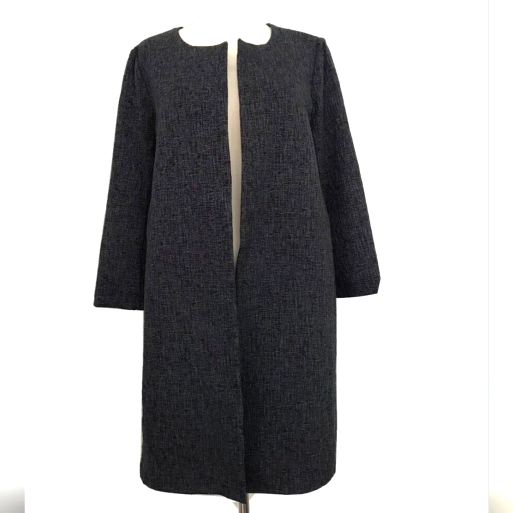 Eileen Fisher Black Textured Jacket